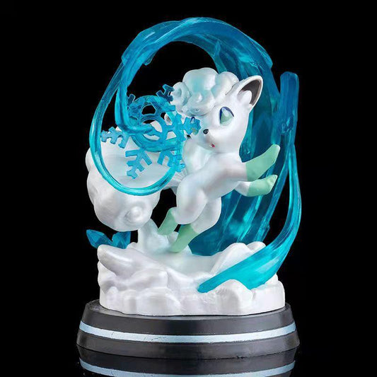 Anime characters Fire Six Tails& Ice Six Tails Ornament