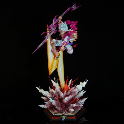 Lightning Explosion Sun God Nica 5 Gear Luffy Model Light Up Ornament
